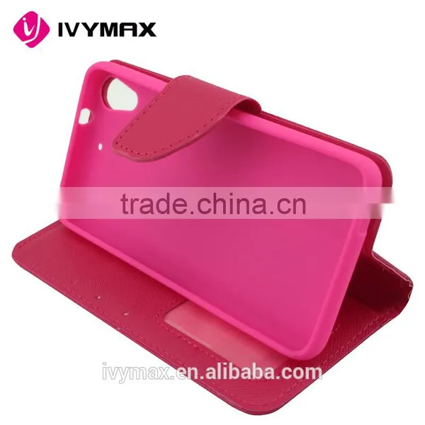 China Guangzhou Wholesale Mercury Luxury Flip PU Leather Phone Case Card Photo Slot Cover Case Wallet for HTC 626 Quality Choice photo-5