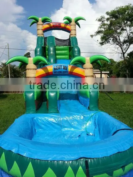Lanqu Long Water Slides Inflatable Trippo Slide photo-2