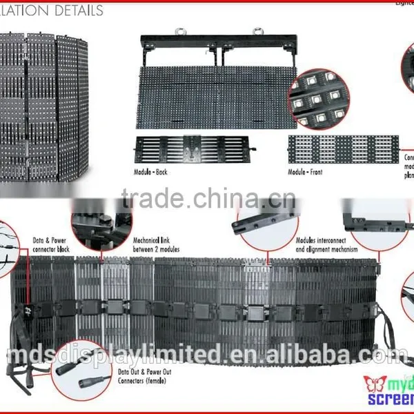 Flexible Led Display, Outdoor/Indoor Soft Curtain,9.375mm Smd, Ultra Slim, High Refresh photo-2