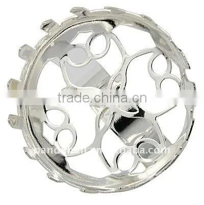 Brass Pad Ring Bases Settings(KK-Q029-N)
