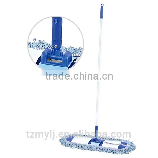 Iron Handle With Blue Cotton Flat Mop 40 60 80 100cm photo-2