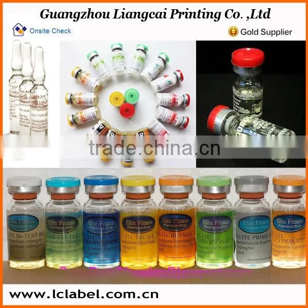 Laser Printed Vinly Drug Label Sticker for 10ml Vial Quality Choice photo-3
