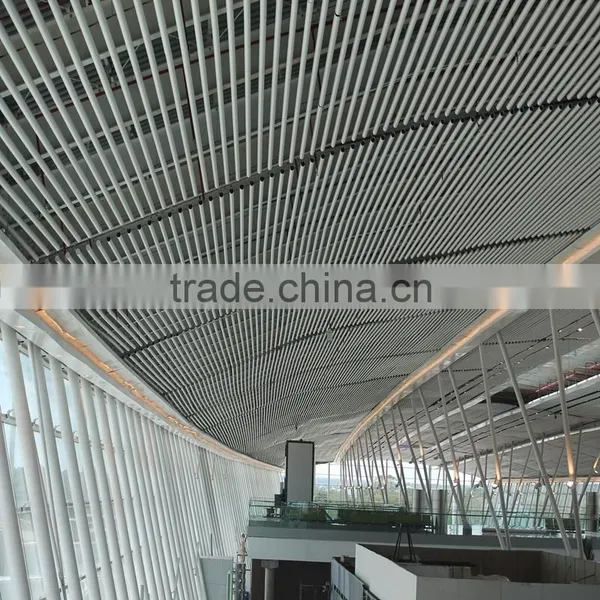 Modern Round Pipes Aluminum Slat Linear Suspended Ceiling System photo-6