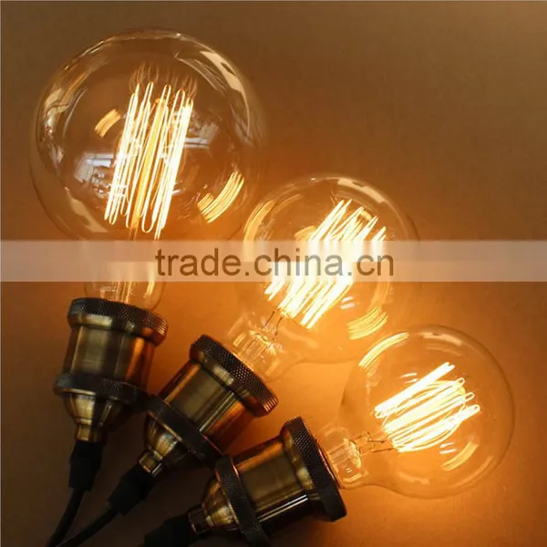 Hot Selling 60W E27 Edison Style Light Bulbs 110V G125 Vintage Bulb Light photo-2