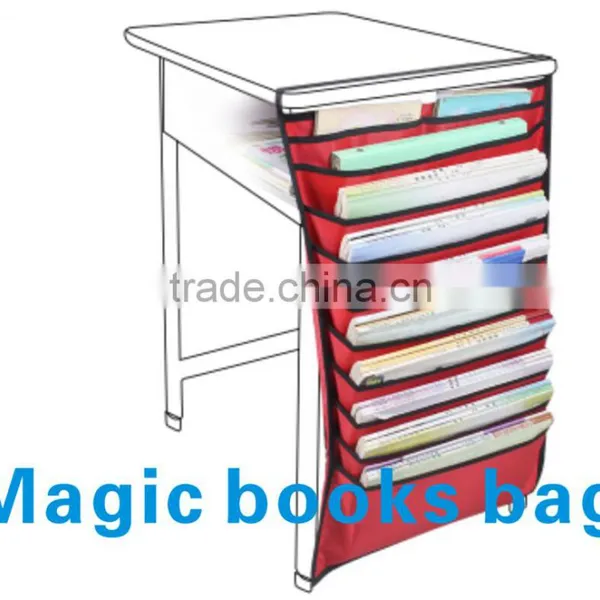 magic fabric book bag book end