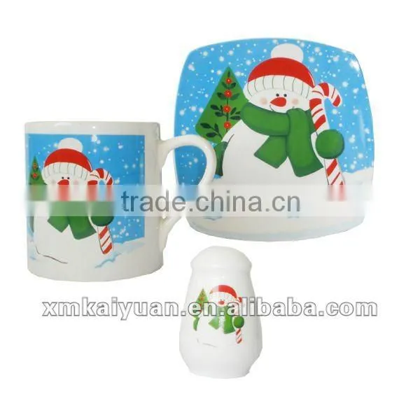 Christmas ceramic dinnerware