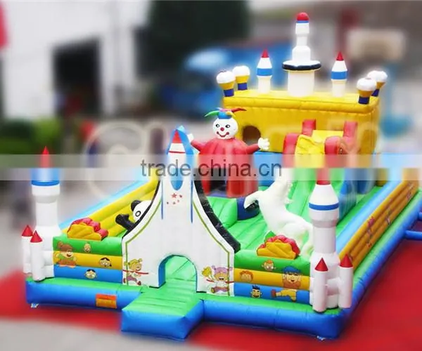 Giant Inflatable Obstacle Course for Sale, Airplane Inflatable Amusement Park, Inflatable Fun City photo-4