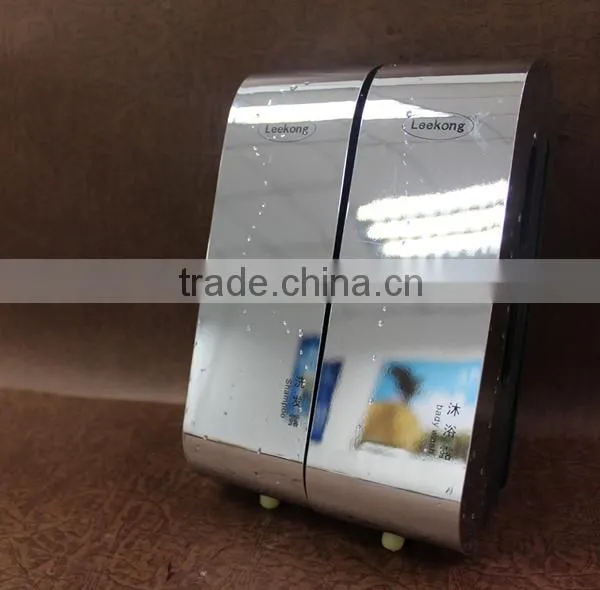 300ml*2 Chrome Shinning Finishing Hygience Products Plastic Soap Dispenser Liquid Soap photo-3