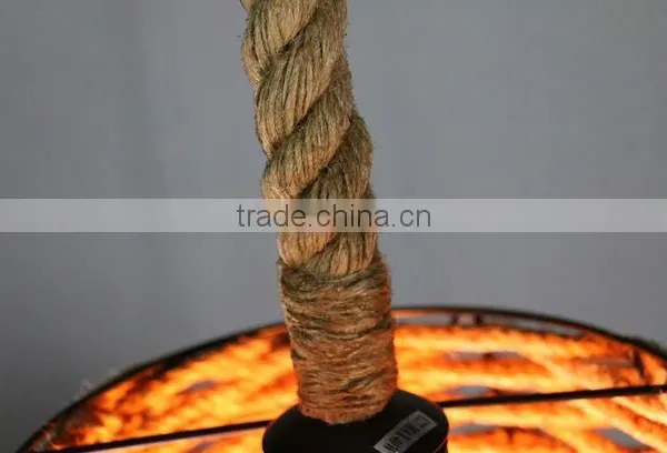 Hot Model Lee Broom Hemp Rope Bulb Replica Chandelier photo-4