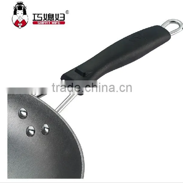 High Quality Non-stick Cast Iron Frying Wok photo-4