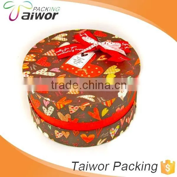 High Quality Red Color Recycled Round Tin Box Guangzhou photo-3