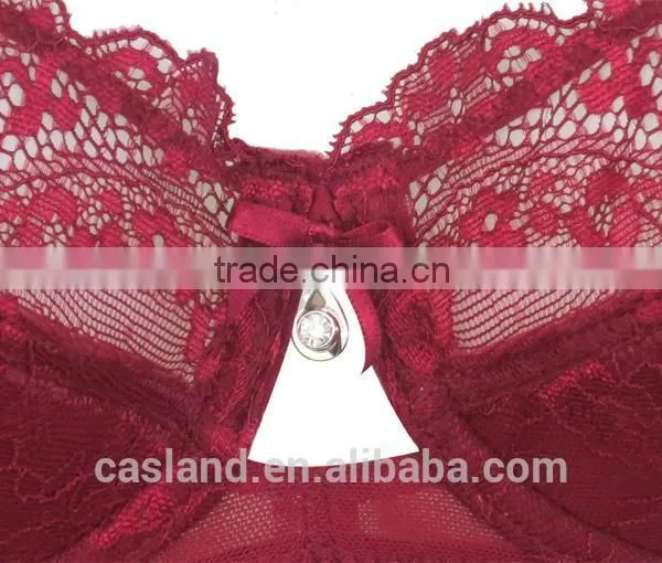 Stylish Unlined Bra Longline Bra and Lace Panty(FPY318) photo-2