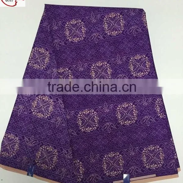 Lwax-1012-9 Royal Blue African Jacquard Style Cheap Wholesale African Wax Print Fabric