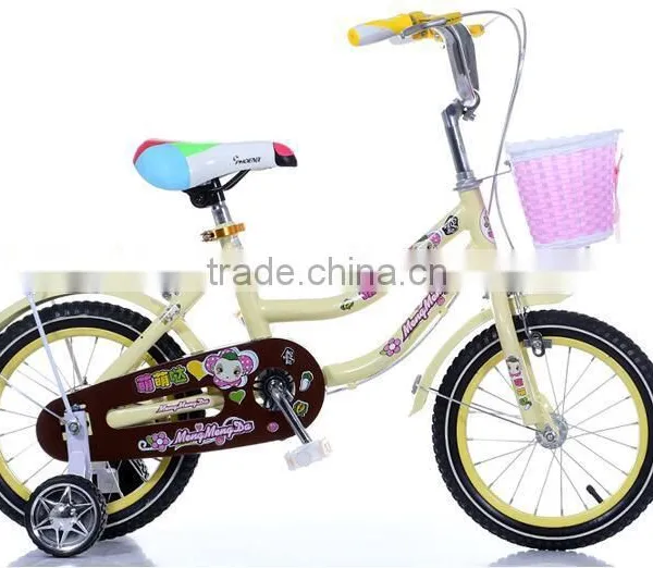 14-Inch Bicycle Children Learn Bicycle Child Princess Baby Bike Steel Bike For Ages 3-6 Years Old Beige Toys Children photo-3