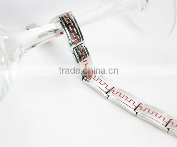 Gold Silver Plating Stainless Steel Health Bio Magnetic Bracelet 4 in 1 Bio Energy Bracelet photo-5