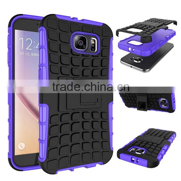 TPU+PC 2 in 1 Dual Layer Case With Kickstand Cover Case for Samsung Galaxy S7 Edge S7 Cell Phone Case photo-5