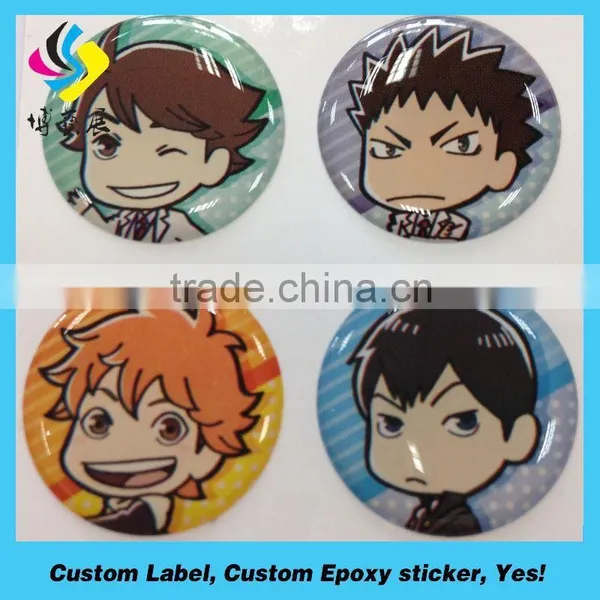 Custom 3d Epoxy Dome Sticker Clear (M-EP216) photo-2