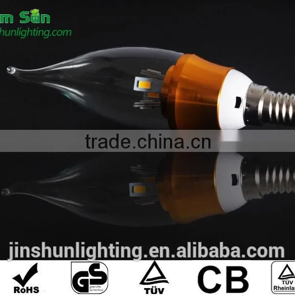 2014 High Luminosity LED Flame Candle Light