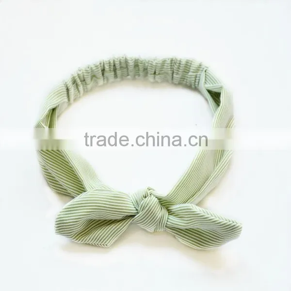 Hot-selling Cotton Girly Headband,fancy Printed Knotted Turban Stretch Headband,cotton Hair Accessory photo-2