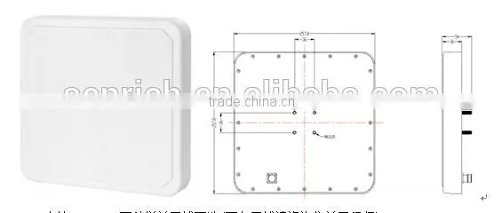 SEN-RICH UHF RFID Card Reader With RS232,WG34,TCP,IP,WIFI