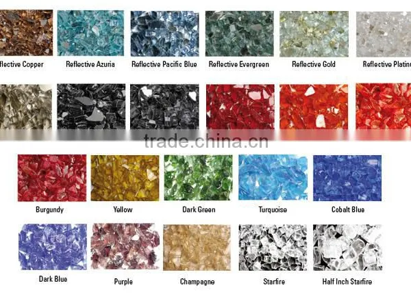 Color Glass Rock for Fire Pits photo-2
