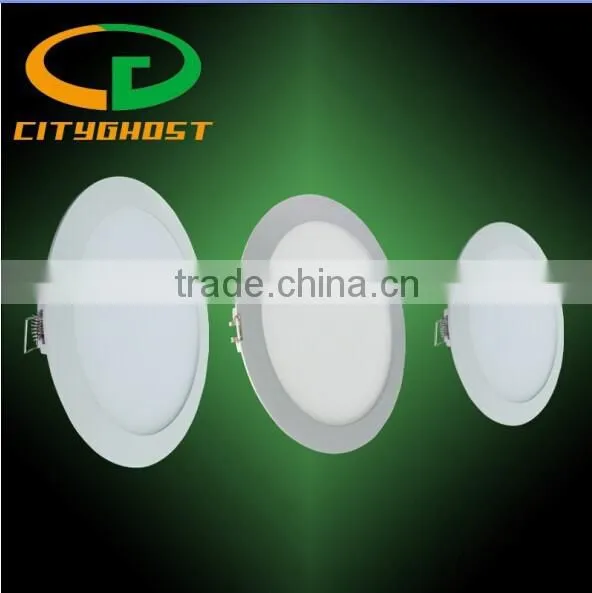 Die-casting Shaped White Color 0.2W SMD3014 Ceiling Mounted 9W Round Panel 130MM for Diameter photo-2