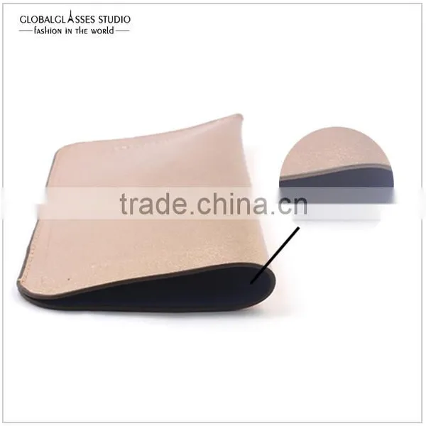High Quality Delicate Pu Eyewear Pouch Imitate Leather Mobile Phone Bag Eyeglasses Pouch 001 photo-5