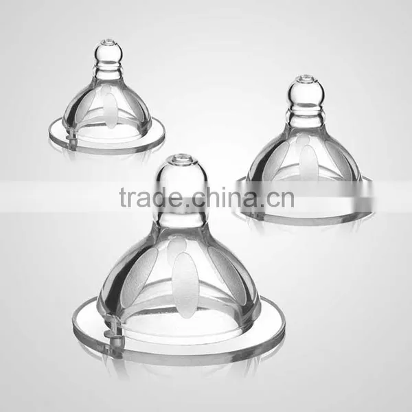 Baby Accessories Natural Flow Wide Neck Breastlike Shape Nipple Baby photo-5