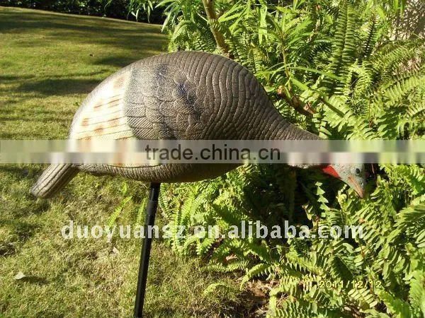 Supply Good Quality XPE Foam Painted or Flocked Outdoor Hunting Decoy Turkey, Foldable Lifelike Turkey Decoy For Sale photo-4
