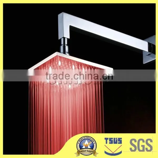 Led Shower Head/Color Changing LED Water Saving Shower Head 8 Inch Stainless Steel photo-2