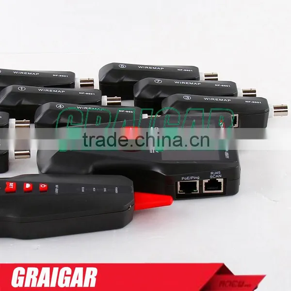 Original Noyafa NF-8601W RJ45 LAN Network Cable Tester UTP STP Diagnose Tone Tracer BNC PING/POE RJ11 Telephone Wire Tracker photo-3
