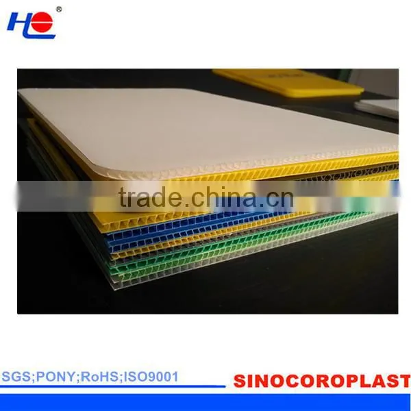 Easy to Clean and Aging Resistance Plastic Color Flute Board photo-2