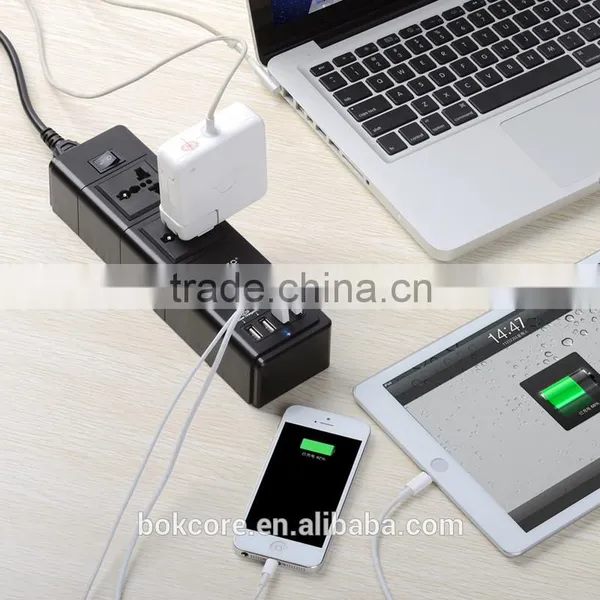 2015 OEM/ORICO Wholesale ORICO HPC-2A4U 2 Outlet Electrical Power Strip Plus 4 USB HUB Surge Protector photo-5