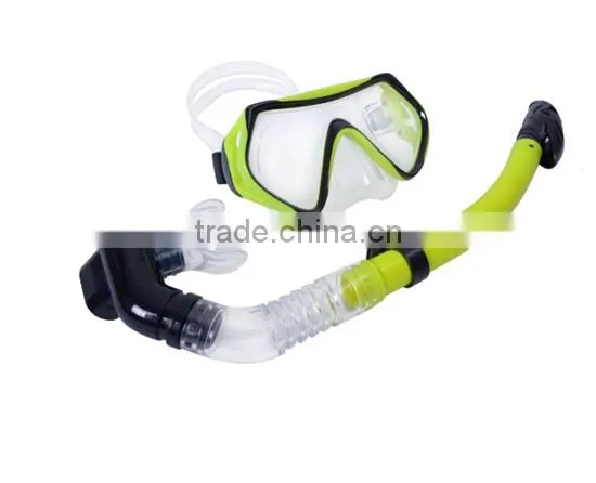 Scuba Diving Mask Snorkel Glasses Set Silicone Swimming Pool Equipment Swimming Accessories 2016 NEW 3 COLORS