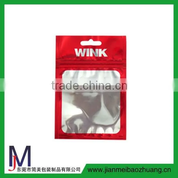 Best Quality Zip Top 3 Sides Heat Seal Bag Zipper Bag With Hanging Hole photo-2