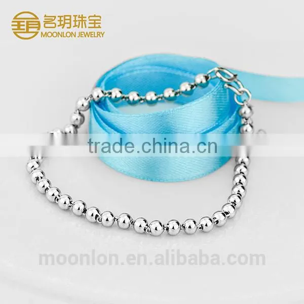 Wholesale Silver Beads Bracelets for Men, Friendship Bracelets Jewelry Stores photo-5