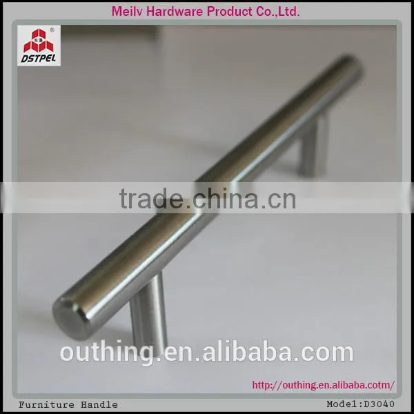 Stainless Steel Solid T Style Bathroom Cabinet Drawer Handle D3040 photo-3