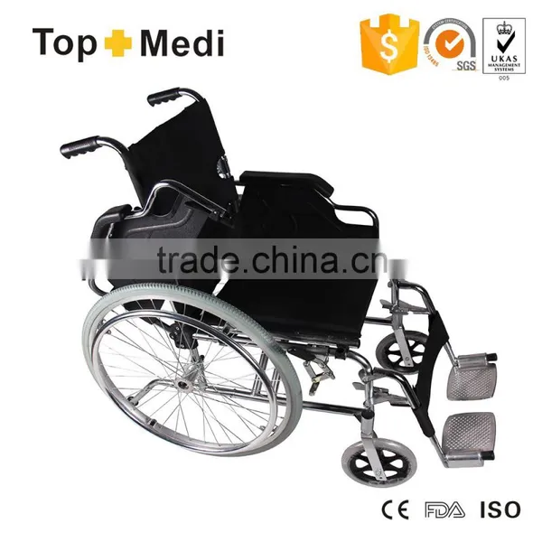 China Supplies Topmedi Economics Steel Normal Wheelchair Prices in Egypt photo-2