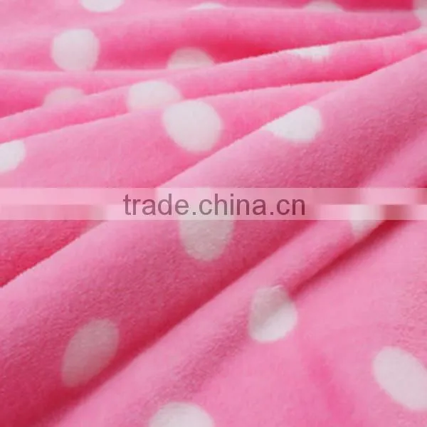 100% Polyester Printed Flannel Fleece Fabric From China photo-2