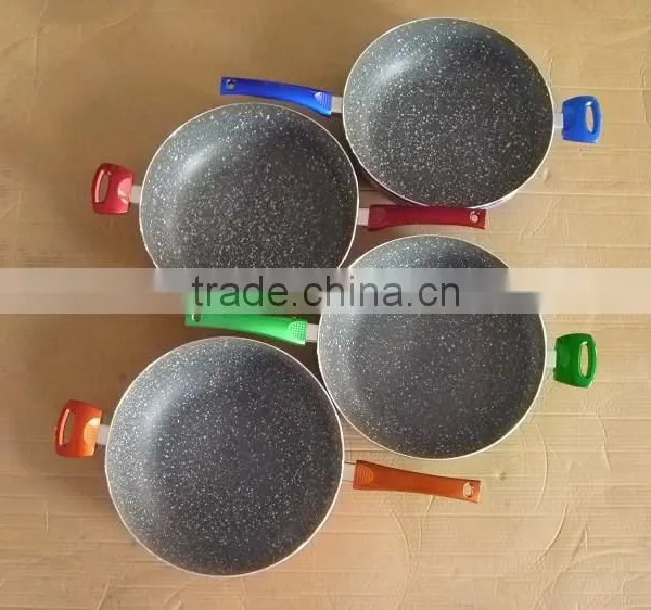 Metallic Coating Deep Frying Pan WOK photo-2