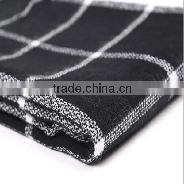 Top Quality!!! Fashion Women Warm Winter Stripe Black Wrap Shawl Blanket Scarf photo-5