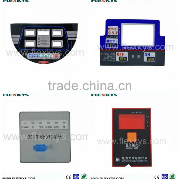 High Quality Custom Prototype Graphic Overlay for Industrial Controller Membrane Panel photo-3