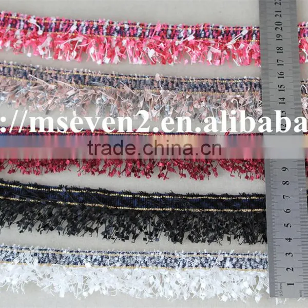 Fashion Color Tassel Fringe Lace Trim Polyester Tassel Fabric Embroidery Lace photo-6