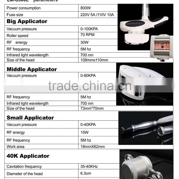 Vela Shape Vacuum+RF Body Slimming Machine photo-4