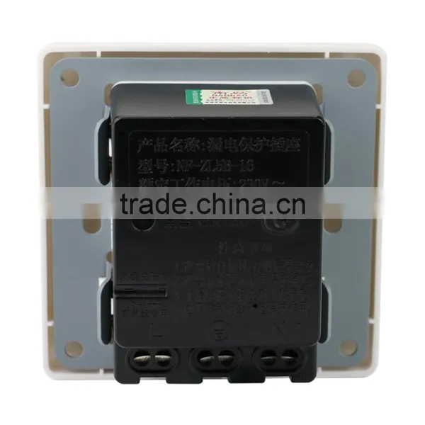 Safety Wall Outlets 220v 10a Automatic Circuit Breaker European Socket Outlet photo-2