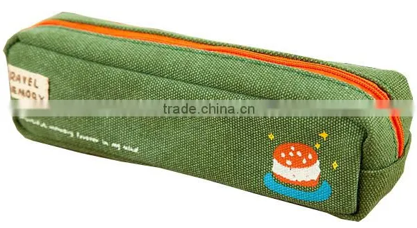 BSCI SEDEX Pillar 4 Really Factory Locally Sourced Organic Cotton Canvas Pencil Case for Students photo-3