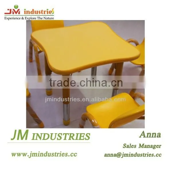Adjustable nursery school table