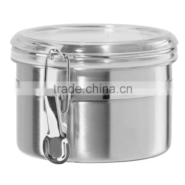 Coffee Canister With Stainless Steel Scoop Set photo-2