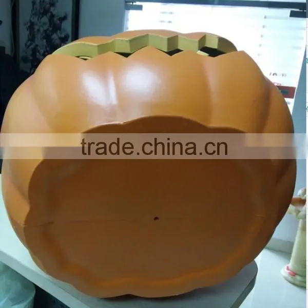 OEM Blow Molding Halloween Large Pumpkin Decoration Pumpkin Plastic Sculpture Huizhou Factory photo-2