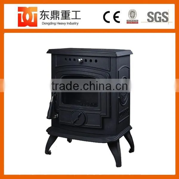 5KW Small Model Indoor Wood Burning Stove/ Fireplace With Enamel Product photo-2